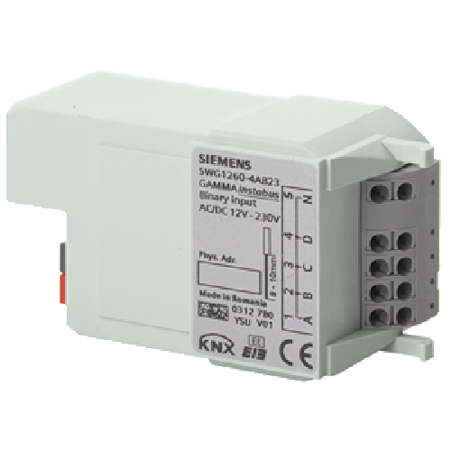 5WG1260-4AB23 Siemens KNX binary input 4 inputs for 12 AC/DC 230 V RL 260-23